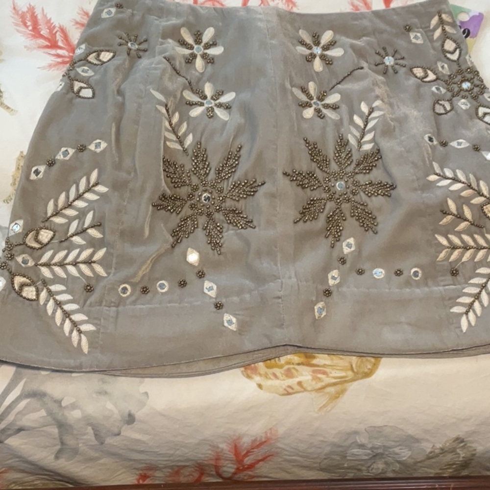 Free people embroidery skirt
